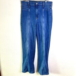 GAP Vintage Flare High Rise Jeans sz 31 12 denim Blue